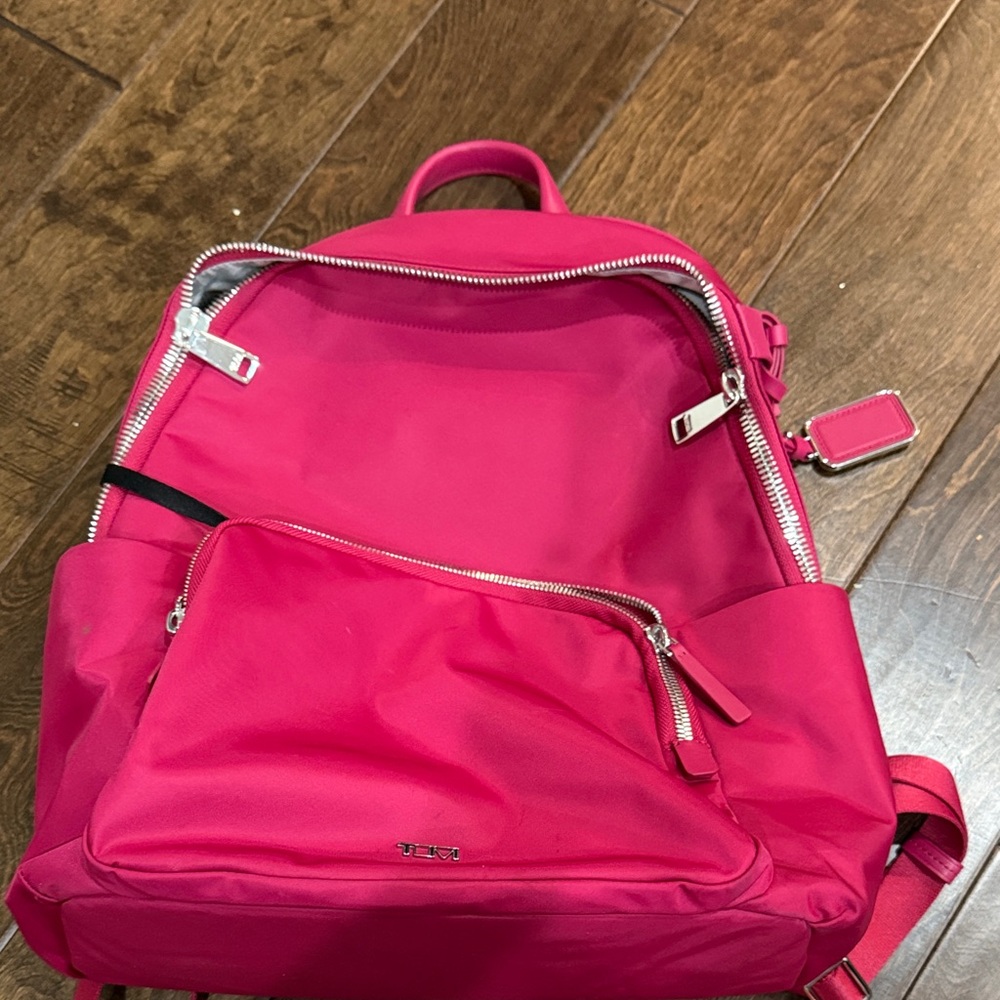 TUMI Pink Women's Backpack - Sleek Everyday Bag - Picture 4 of 9